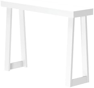 Plank+Beam Classic Console Table, 46 Inch, White