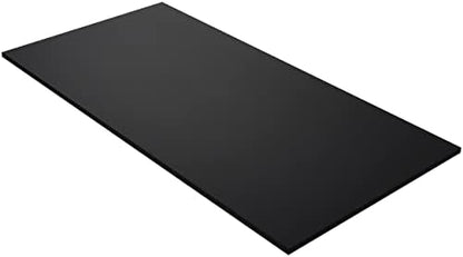 Kaboon 60x28 inches Tabletop, Solid One-Piece Desktop for Sit Stand Desk, Double Desks, L Desk DIY,Wood Countertop Home or Commercial Use,1 inch Thick, Black, 27.56" D x 59.1" W