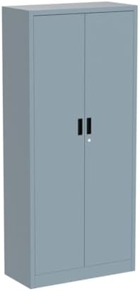 BESFUR Metal Storage Cabinet, 71" H Steel Locking Storage Cabinet with 2 Doors and 4 Shelves for Garage, Office, Classroom