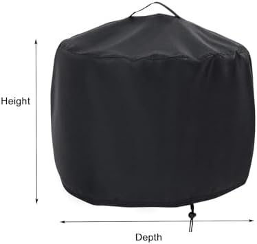 Waterproof Fire Pit Cover, 74" D x 27.5" H