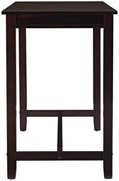 Linon 36 inch Height Pub Claridge Table, Walnut Counter