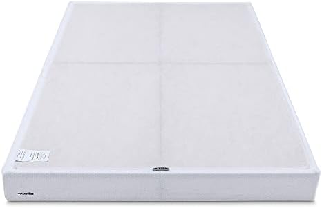 Amazon Basics Smart Box Spring Bed Base, 5-Inch Height Mattress Foundation, Tool-Free Easy Assembly, Metal Support, Full, 74" x 53"