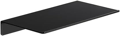 8 inch Small Floating Shelf for Wall Organizer & Storage, Mini Display Shelf, Metal Wall Shelf for Bathroom, Living Room, Kitchen, Bedroom(Matte Black)