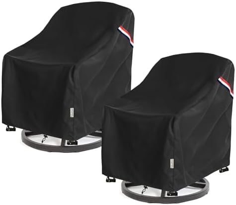 Patio Chair Covers Waterproof 2 Pack, 30" W x 34" D x 36" H