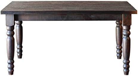 Valerie Original Solid Wood 63" Dining Table, Barnwood
