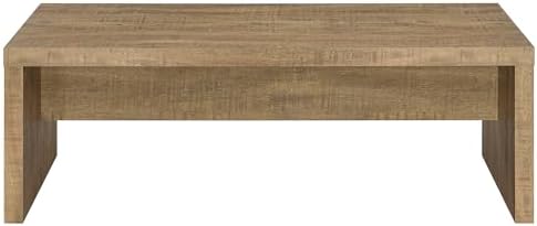 Coaster Lynette Rectangular Rustic Farmhouse Coffee Table Mango 704128