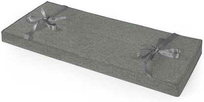 Bench Cushion for Indoor Furniture Dark Gray, 47x15x2 inch