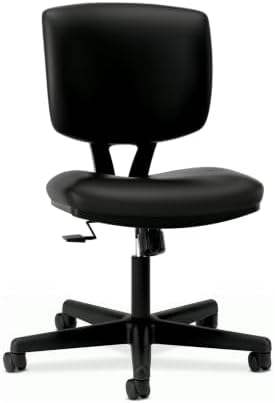 HON Volt Ergonomic Office Chair, Armless, Office Desk Computer Chair, Black