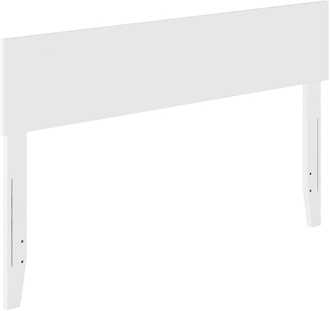 AFI, Orlando Full Adjustable Modern Solid Wood Panel Headboard, White