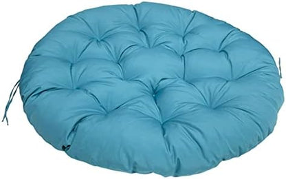 Lifup Water Resistant Papasan Chair Cushion Peacock Blue Oval 67" x 47"