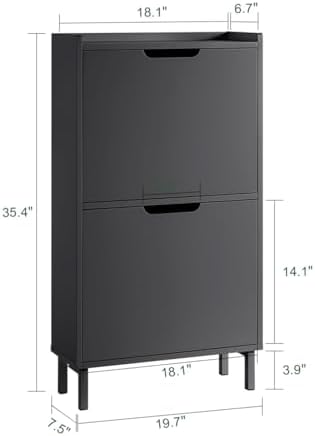 Haotian Slim Shoe Cabinet Entryway