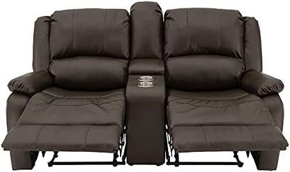 RecPro Charles RV Wall Hugger Recliner | 67" Chestnut
