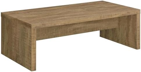 Coaster Lynette Rectangular Rustic Farmhouse Coffee Table Mango 704128