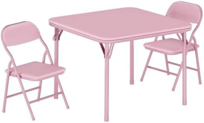 GAOMON 3 Piece Set Folding Table and Chairs Set for Boys and Girls