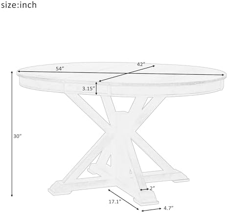 LUMISOL Extendable Dining Table, Round Kitchen Table with 12" Removable Leaf and Pedestal Base, Solid Wood Dinner Tables for Dining Room, Living Room, Natural