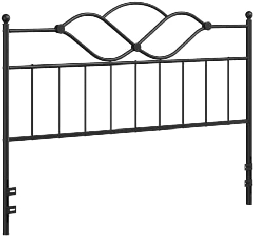 King Size Headboard Only Vintage Platform Headboard for Bed Frame Black