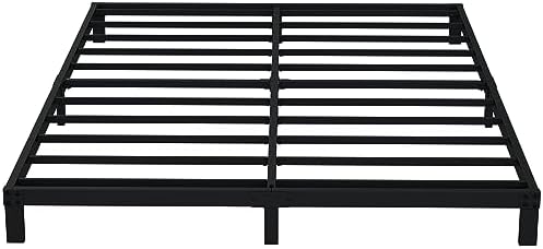 EMODA 6 Inch California King Bed Frames Heavy Duty Metal Cal King Platform