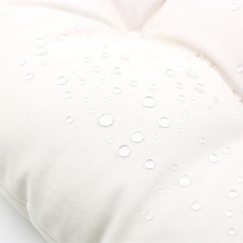 Lifup Water Resistant Papasan Chair Cushion Beige Round 24"