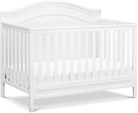 DaVinci Charlie 4-in-1 Convertible Crib, GREENGUARD Certified, White