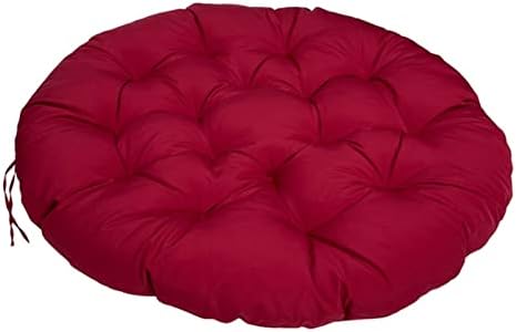 Lifup Water Resistant Papasan Chair Cushion Wine Red Oval 59" x 43"