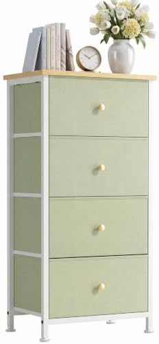 4 Drawer Dresser for Bedroom, Fabric Storage Drawer Unit