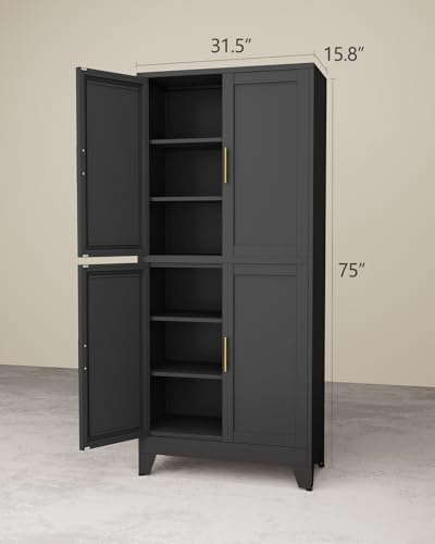Metal Armoire Wardrobe Closet Storage Cabinet