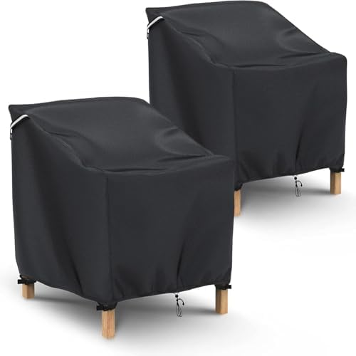Patio Chair Cover - 2 Pack, 30" W x 34" D x 38" H