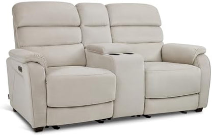 MCombo 73.8'' Zero Wall Hugger Power Recliner Sofa, ST258M2 (Beige)