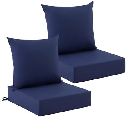Outdoor Chair Cushions, Waterproof & Fade Resistant Patio Cushions