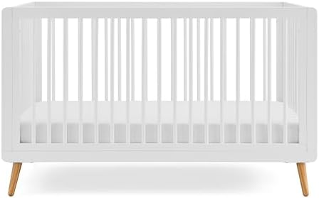 Tatum 3-in-1 Convertible Wooden Baby Crib - White