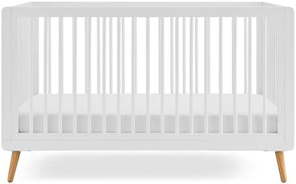 Tatum 3-in-1 Convertible Wooden Baby Crib - White
