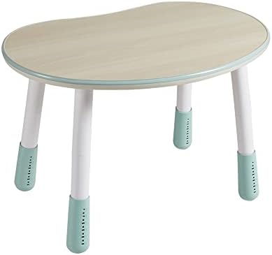 Children's Table, Height Adjustable Kids Play Table, Graffiti-Ready Kids Art Table. Suitable for Home & Kindergarten, Blue