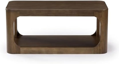 Plank+Beam Forma Coffee Table, 40 Inch, Rectangular, Walnut