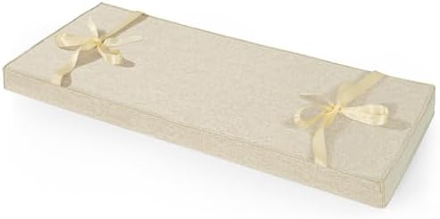 Bench Cushion for Indoor Furniture 39x11x2 inch, Light Brown