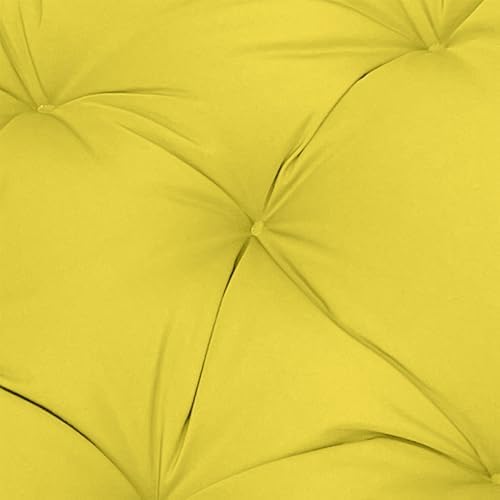 Lifup Water Resistant Papasan Chair Cushion Yellow Round 31"