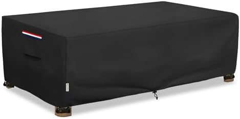 Outdoor Coffee Table Cover Waterproof, 42" W x 26" D x 16" H