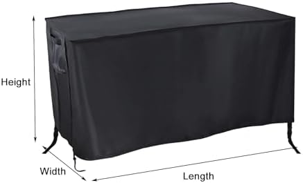 Waterproof Fire Pit Cover Rectangular, 64"L x 30"W x 26"H