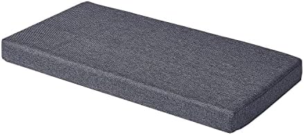 Piano Bench Cushion 36x14 Inch for Indoor with Non Slip Bottom,Dark Gray