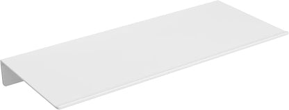 Danpoo 8 inch White Small Floating Shelf for Wall Organizer & Storage, Mini Display Shelf, Metal Wall Shelf for Bathroom, Living Room, Kitchen, Bedroom