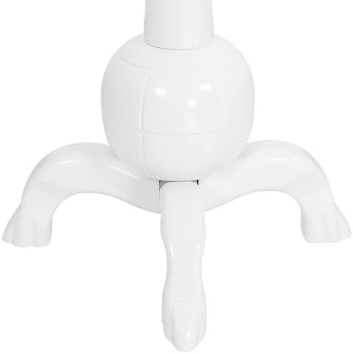 Bekrvio Freestanding Wood Coat Rack with Stable Sphere Base, White