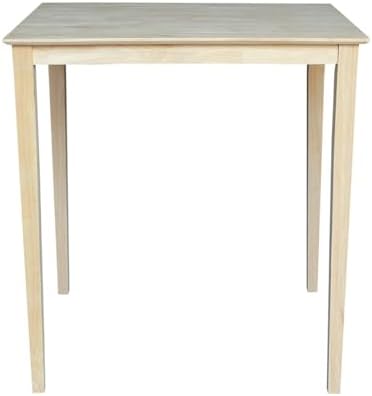 International Concepts 42" Solid Wood Top Bar Table in Natural