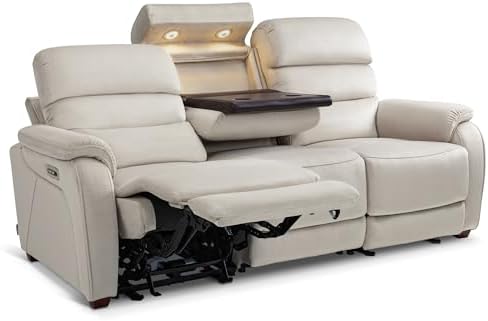MCombo 87.2'' Wall Hugger Power Recliner Sofa, ST258M3 (Beige)