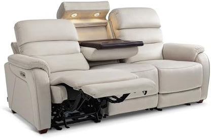 MCombo 87.2'' Wall Hugger Power Recliner Sofa, ST258M3 (Beige)
