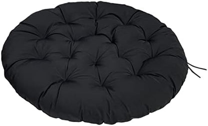 Lifup Water Resistant Papasan Chair Cushion Black Round 43"