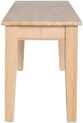 Boraam Shaker Backless Wood Bench - Blonde Oak