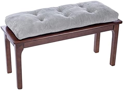 Bench Cushion for Window Seat, Shoe Storage & Indoor Swing