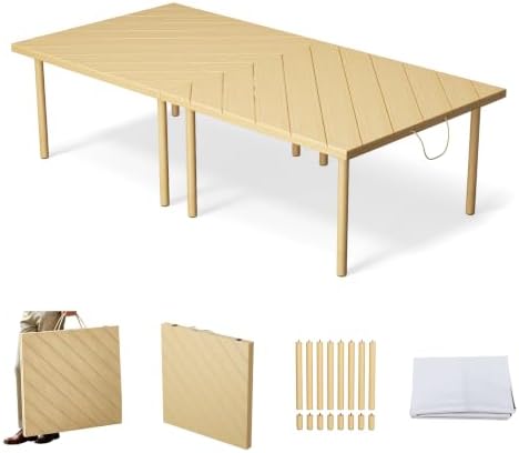 Picnic Table, Portable Folding Table (60"x30")