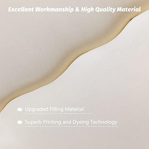 MAXYOYO Japanese Tatami Mat - Full Size Foldable Sleeping Mattress, Thicken Guest Mat, Off White