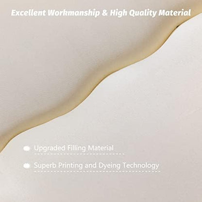 MAXYOYO Japanese Tatami Mat - Full Size Foldable Sleeping Mattress, Thicken Guest Mat, Off White