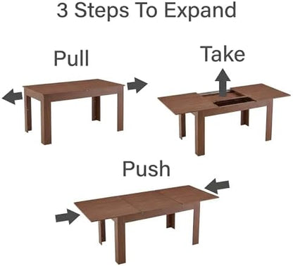 11 Piece Dining Table Set for 10｜59-87 Inch Extendable Rectangular Dining Table with 10 Chairs and 2 Extension Leaves｜Modern Walnut Wood Dining Room Set